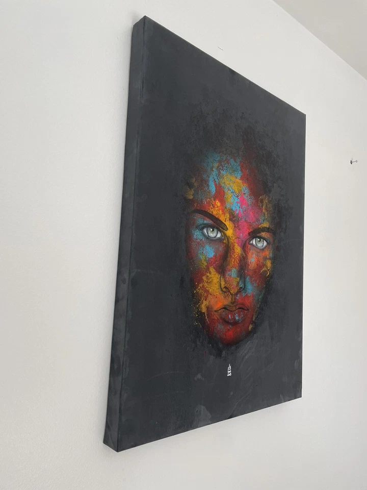 Umo Masada.Street Art,Obay,Banksy,Tableau Moderne,unique,certificat - Photo 4/4