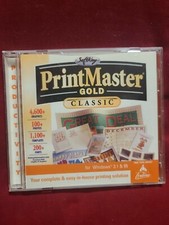 Shelf162C VINTAGE PC GAME/SOFTWARE printmaster gold classic