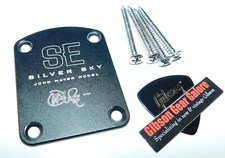 PRS John Mayer Neck Plate SE Guitar Parts Paul Reed Smith Project Silver Sky