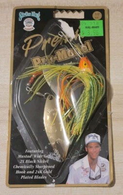 Strike King Premier 1/2 Oz. Pro-Model Spinnerbait Kevin Vam Dam Plated Gold