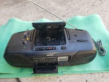 Sony CFD-12 Stereo boombox combo cd cassette radio am fm