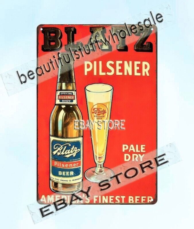 1930S pale ale beer home bar drink club metal tin sign classic alcohol pubsdeco