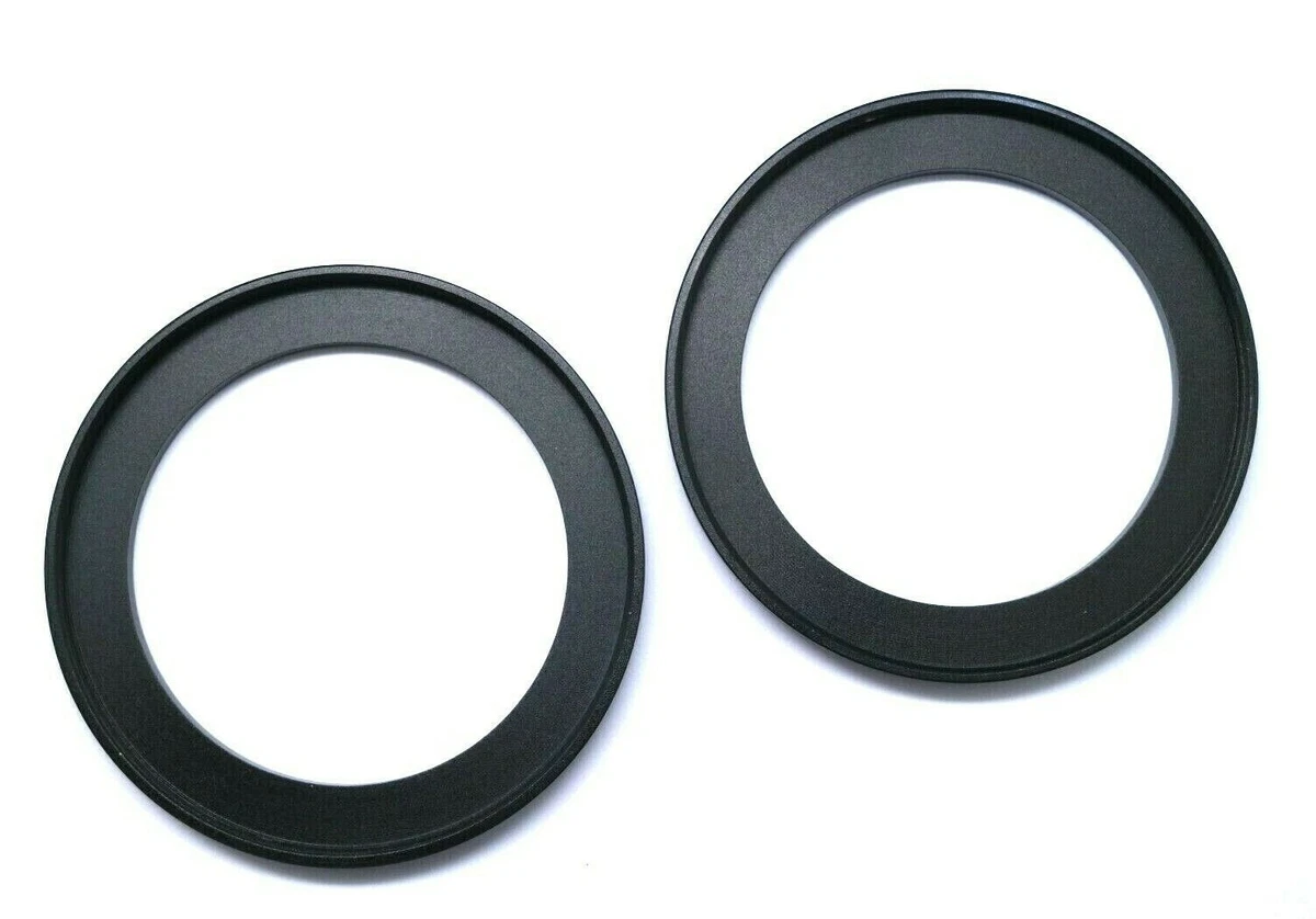3 Anillos Adaptadores Step Up De Metal 55mm A 77mm Para Filtros De Cámara – Kit De 3 Piezas