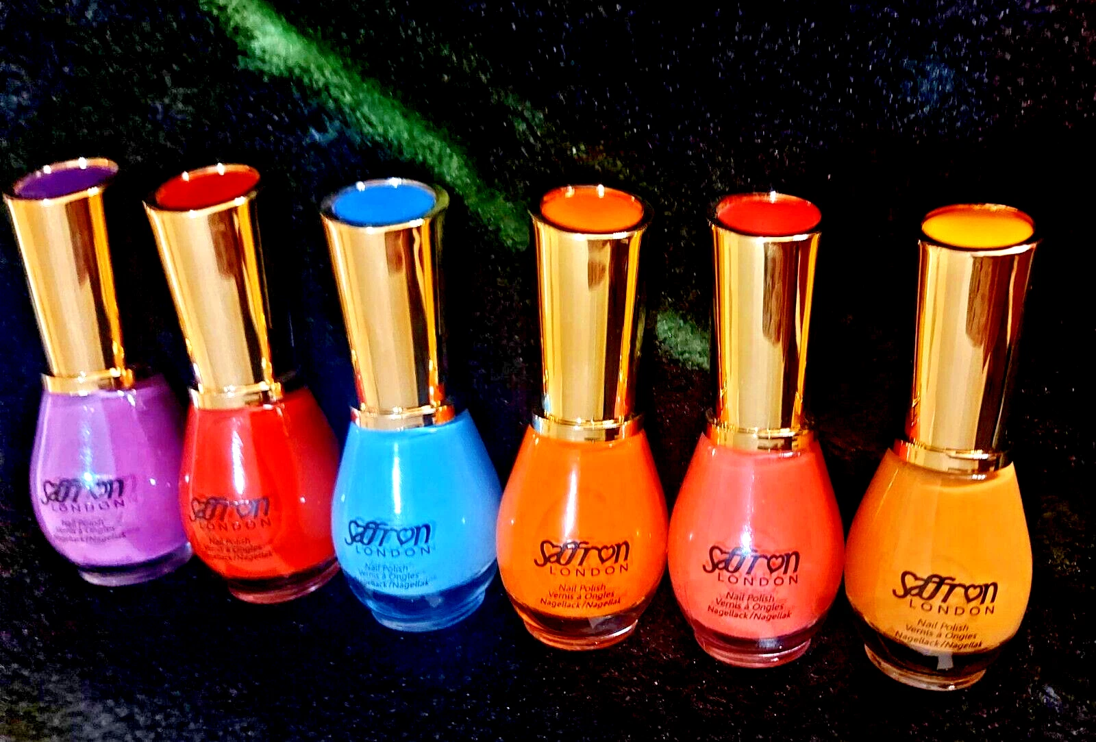 6 X SAFFRON NAIL POLISH SOFT CREAM NAIL VARNISH FOR FINGERS TOES * SET OF 6 *
Opens in a new window