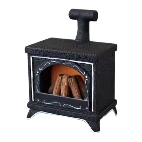 1:12 Scale Dolls House Miniature Fireplace LED Light Living Room Accessories - Picture 2 of 6