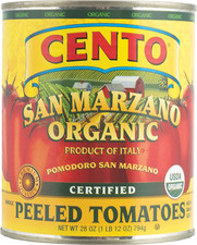 Cento San Marzano Organic Peeled Tomatoes Pack of 6