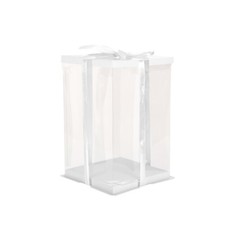 Large Clear PVC Gift Boxes Toy Doll Gift Box for Birthday Party Wedding Favors