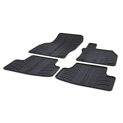 Gledring Tailored Rubber Floor Mats to fit VW Golf Mk7 1320 Black