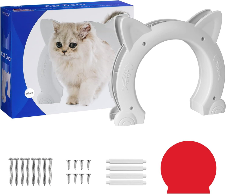 Cat Door Interior Door NoFlap Cat Door for Interior Door, Cat Door