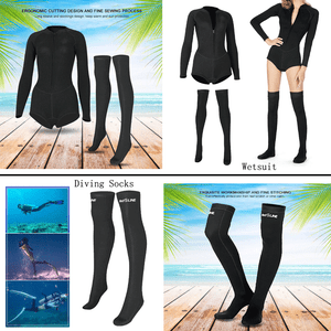 SLINX-Women-Bikini-Diving-Suit-Long-Sleeve-Stocking-Surfing-Wetsuit-Diving-Socks