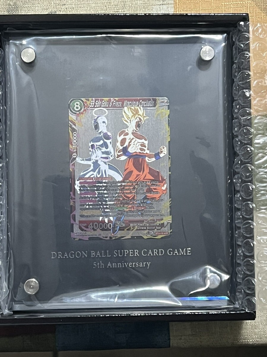 Dragon Ball Super Card Game 5th Anniversary Pure Silver Card SCR | eBay