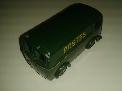 French Dinky Toys Vintage Original 25bv Peugeot D.3.A. Mail Van Meccano