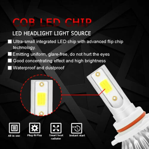 For Toyota Corolla 2005 - 2008 Ice blue LED Headlight Hi/Lo Bulbs+Fog Light Kit - Picture 9 of 12