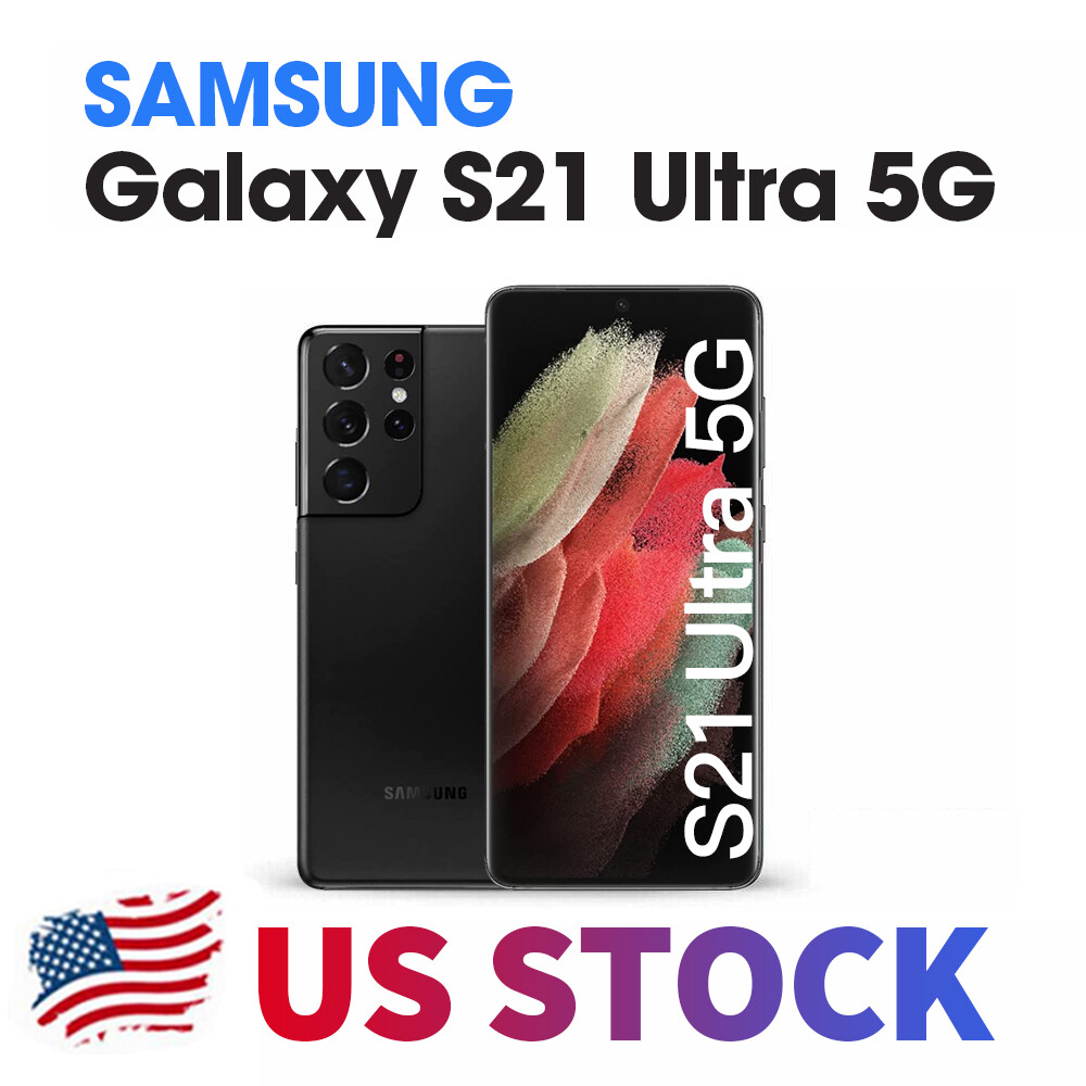 New Samsung Galaxy S21 Ultra 5G SM-G998U1 Factory Unlocked GSM+