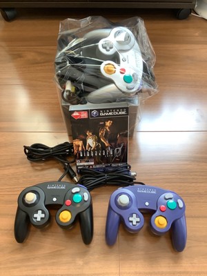 Silver Nintendo Gamecube With 3 Controller And Resident Evil 0 Memory Card Ebay