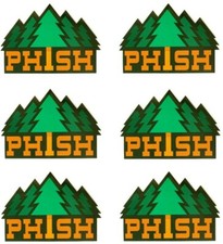 Phish Timber Vinyl Sticker Laptop Mug Water Bottle Decal Lot of 6 Stickers 