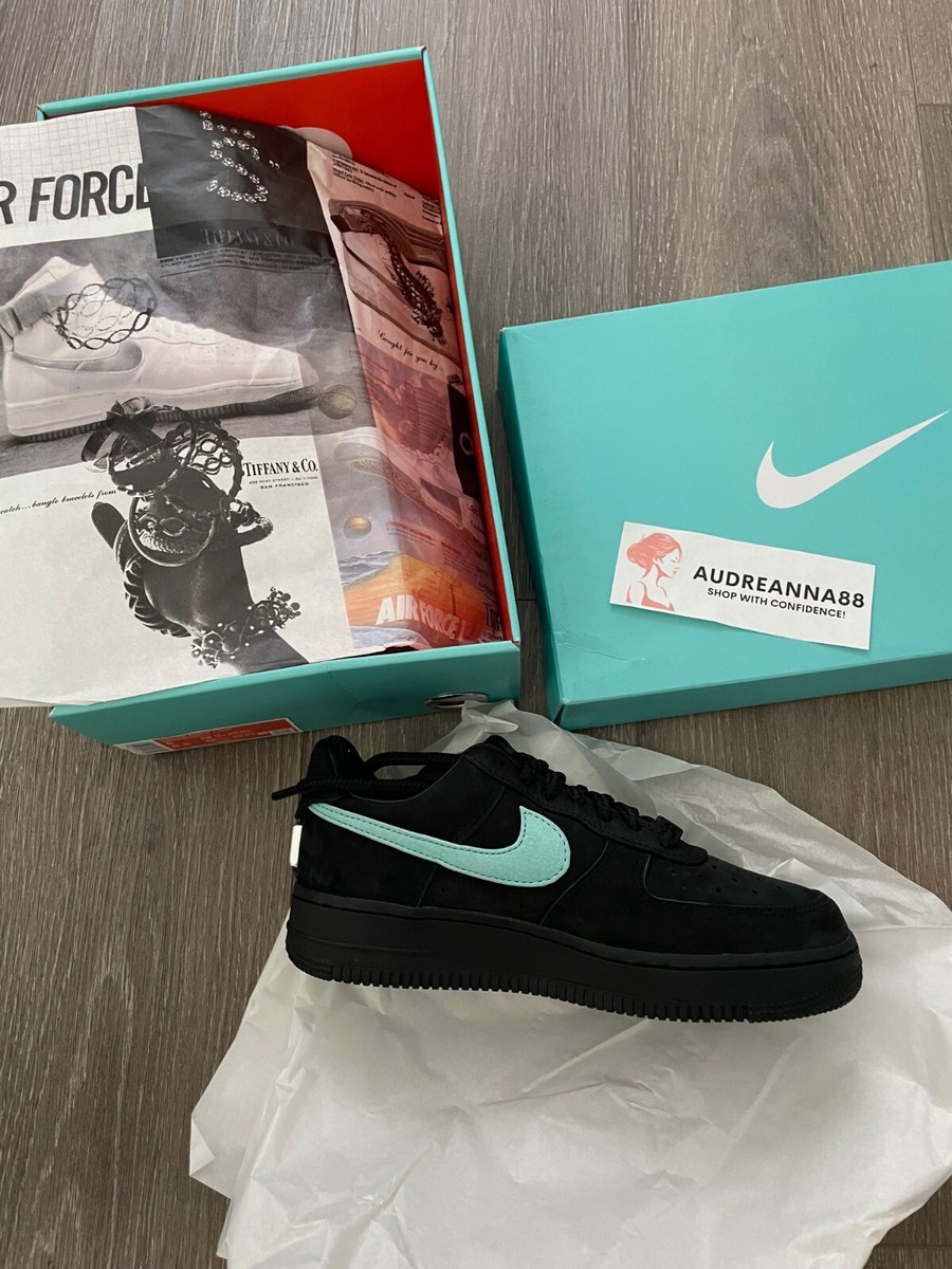 ? Nike Air Force 1 Low Tiffany & Co. 1837 DZ1382-001 Size 5 6.5 