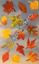 🍁 Mrs Grossman's FALL LEAVES Colorful Photoessence Fall Autumn Stickers 2010