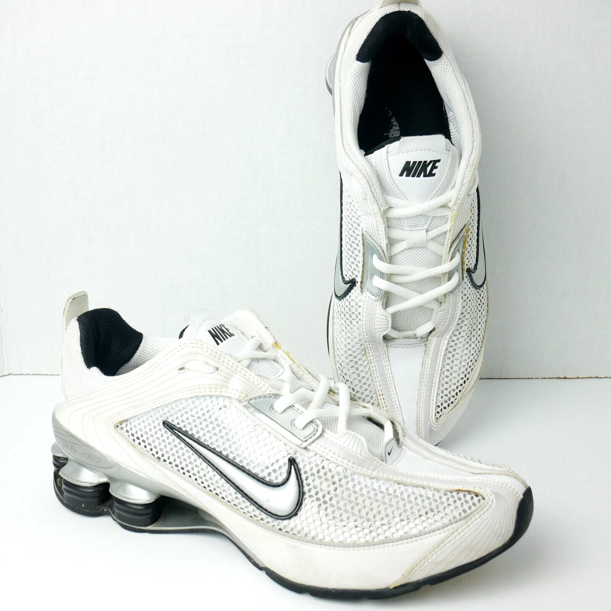 Idear Esencialmente Padre NIKE Shox Sneakers Women Size US 9.5 EU 41 UK 7 2008 324924-102 PRE-OWNED | eBay Idear Esencialmente Padre NIKE Shox Sneakers Women Size US 9.5 EU 41 UK 7 2008 324924-102 PRE-OWNED | eBay