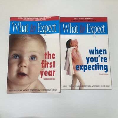 What To Expect When You're Expecting The First Year 2 Book Bundle Heidi Arlene