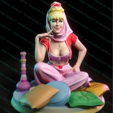 1/24 Jeannie Girl Effigy Nsfw Uncolored Unassembled 3D Print Resin Model Kit Toy