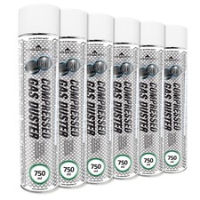 6x AABCOOLING H&O Compressed Gas Duster 750-ml OCZYSZCZANIE SPRĘŻONEGO POWIETRZA PC OCZYSZCZACZ