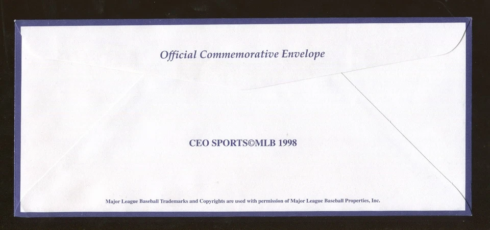 1998 MLB Colorado Rockies All Star Game Limited Collectors Edition Event Cover - Image 2 of 2