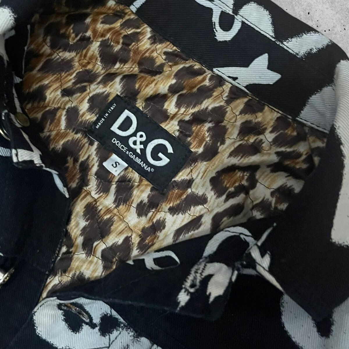 視線を集めて◇Graffiti Print ジャケット◇Dolce & Gabbana Dolce & Gabbana Graffiti Zip Up Hooded Jacket M NEW W