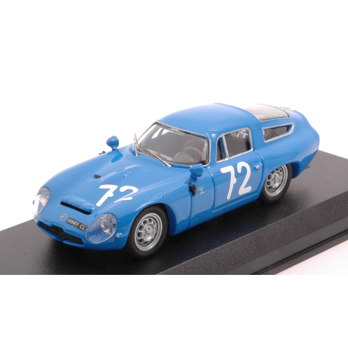 ALFA ROMEO TZ1 N.72 TARGA FLORIO 1965 PANEPINTO-PARLA 1:43 Best Model Die Cast - Foto 1 di 1