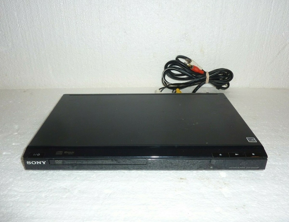Sony DVD/CD Player DVP-SR200P with RCA Cables Working S-55 | eBay