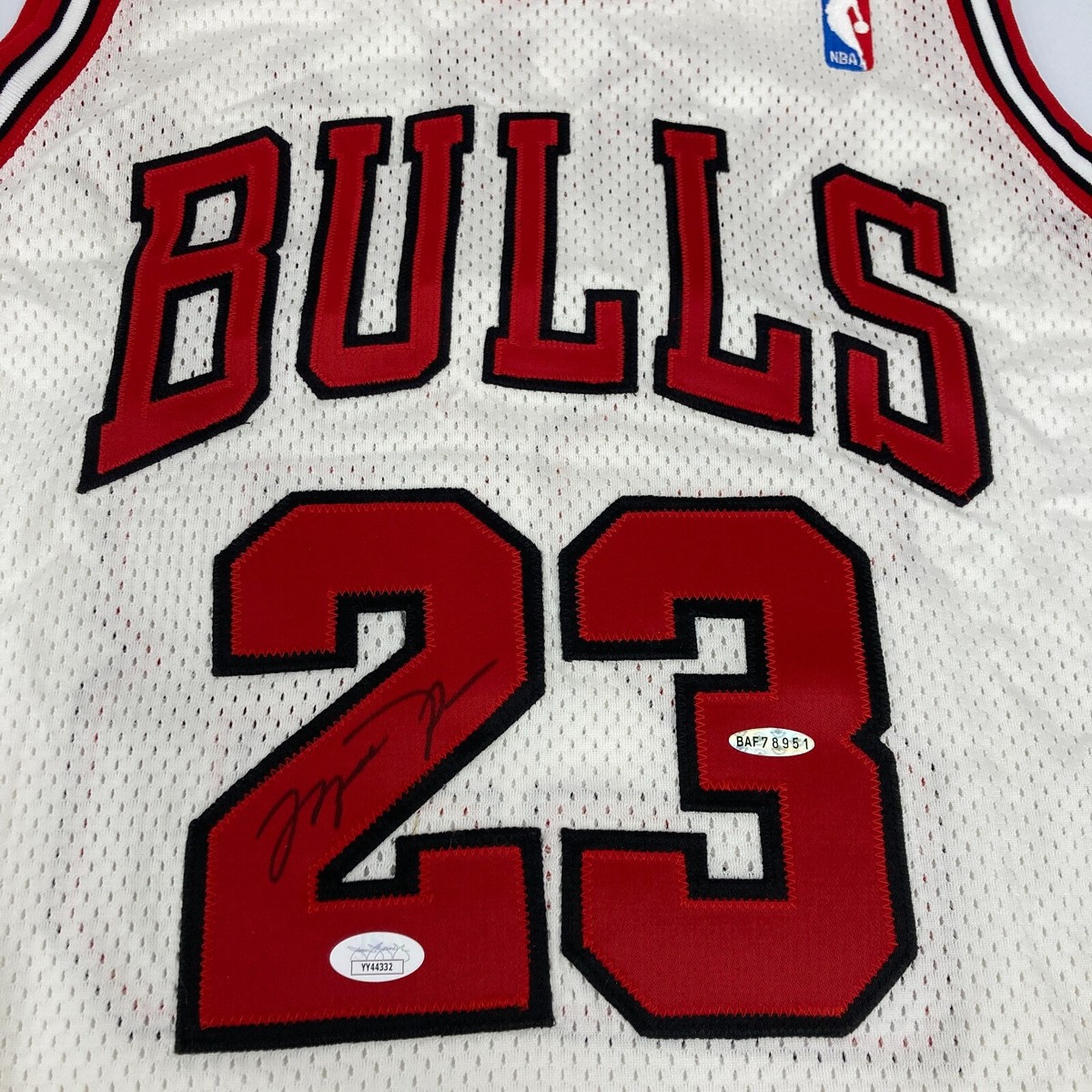 Michael Jordan Signed 1998 Pro Cut Chicago Bulls Jersey UDA & JSA