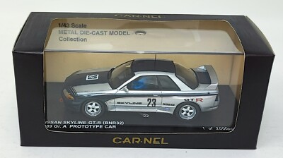 KYOSHO 1:43 NISSAN SKYLINE GT-R(BNR32) 1989 Gr.A PROTOTYPE CAR CAR