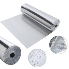 Double Sided Aluminized Films Bubble Wrap Roll Shed Roof Foil Bubble Insulation