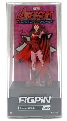 FiGPiN Marvel Avengers Scarlet Witch #1380 GLITTER CHASE NYCC 23 Plastic Empire