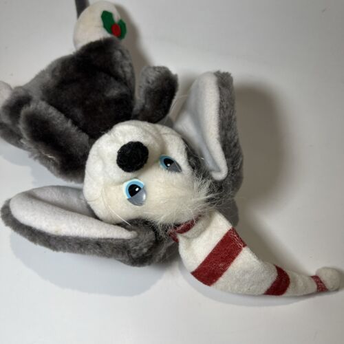 Vintage Applause Sugarplum Mouse Plush Small 7” Holiday Mouse Stuffed 1987 Plush - Picture 12 of 12