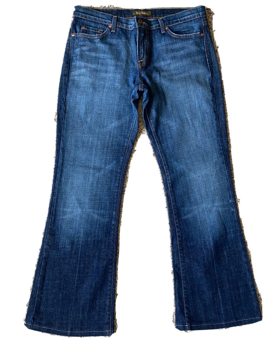 David Kahn Womans Jeans Boot Cut Medium Denim Size 31 STYLE #3747