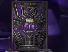 Officially Licensed Black Panther Luxury Playing Cards by theory11