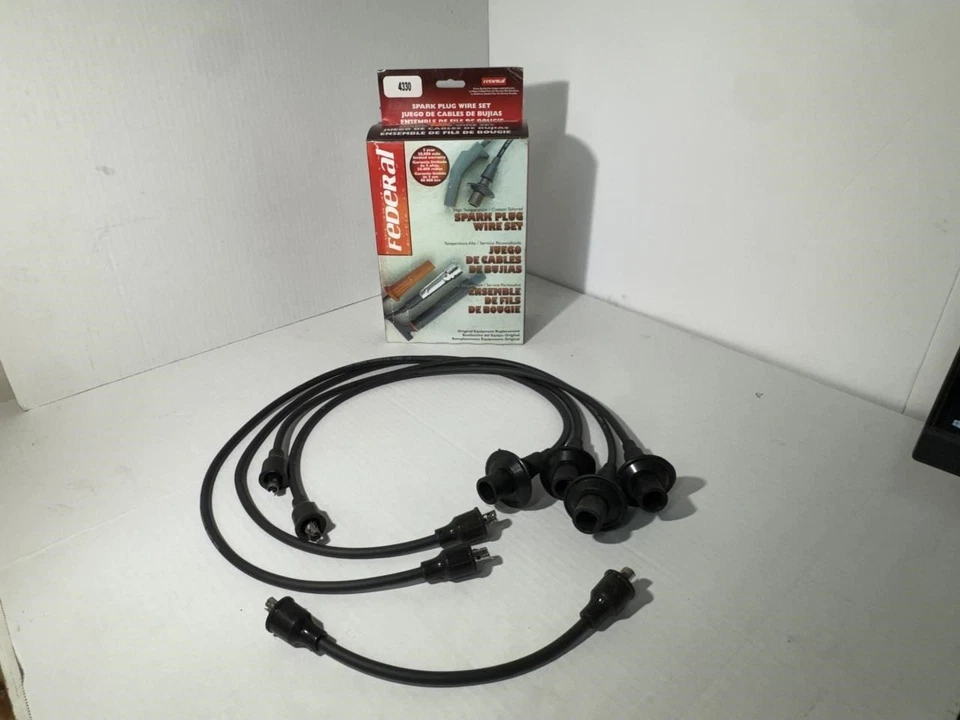 Juego de cables de bujía NOS FEDERAL 4330 Volkswagen Beetle Transporter 1950-1988 Foto 2 de 4