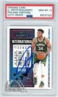 Giannis Antetokounmpo 2020-21 Panini Contenders Autograph Card #20 PSA/DNA 10