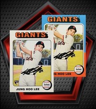 Jung Hoo Lee RC *2 Card Lot*  2024 Topps Heritage White Border & Base 545 Giants