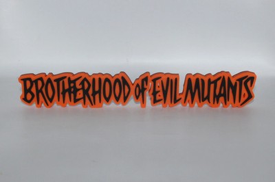 Brotherhood of evil mutant's 3D printed Logo Sign Wall Desk Shelf Art