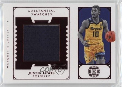 2022-23 Panini Chronicles Draft Picks Red 122/199 Justin Lewis #ES-LEW RC 1k5