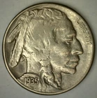 1935 S Buffalo Indian Head Nickel 5c US Coin Extra Fine Circulated San Francisco
