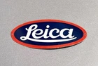 VINTAGE 15” LEICA CAMERA FILM PHOTO PORCELAIN SIGN CAR GAS OIL TRUCK MOTORCYCLE