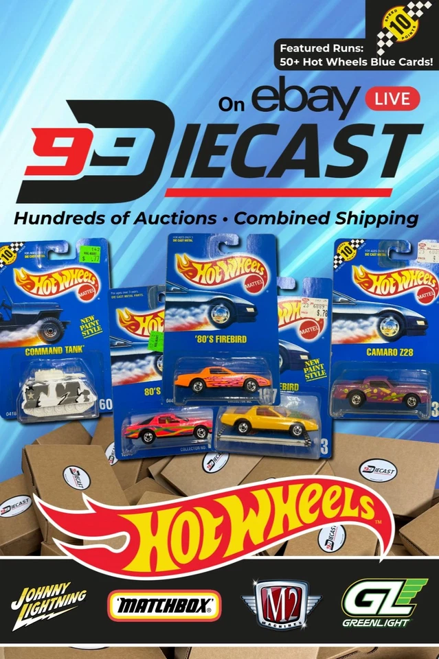 🔵 Featured: Blue Cards! Hot Wheels, Kaido, Auto World, M2 & More! 09/15