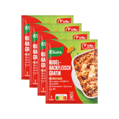 Knorr instant sauce packet PASTA & GROUND BEEF GRATIN (Nudel Hackfleisch) 4pc.