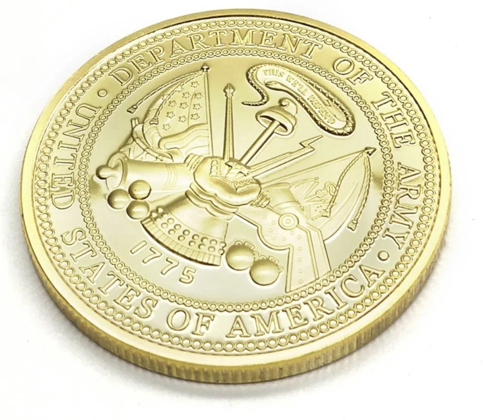 US Army Second 2nd Infantry Division Challenge Coin Second To None - Image 3 of 4