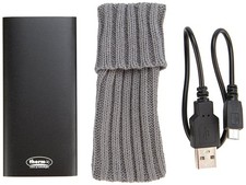 therm-ic Geräteaufladen Zubehör Powerbank 2-in-1, Schwarz, ‎1x 4.3x9 cm 2200mAh