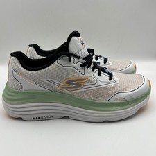 Skechers Max Cushioning Endeavour Mens 10 White Multi Space Angle Sneakers