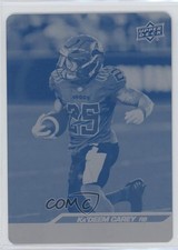 2024 Upper Deck CFL Printing Plate Cyan Achievement 1/1 Ka'Deem Carey #73 tr0
